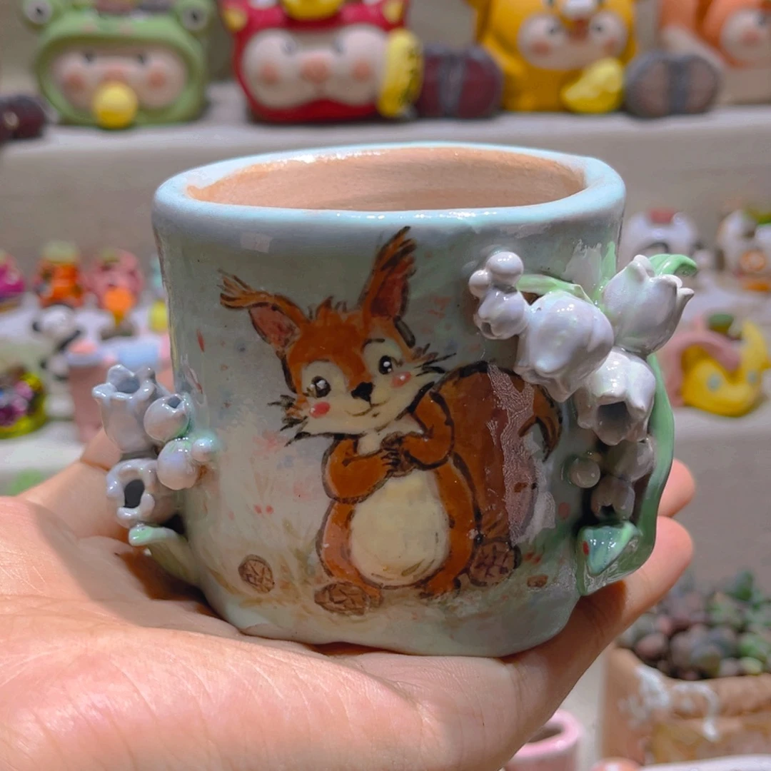 086纯手工制作重工盆盆