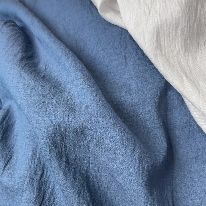 天丝（莱赛尔纤维）深蓝色苎麻2