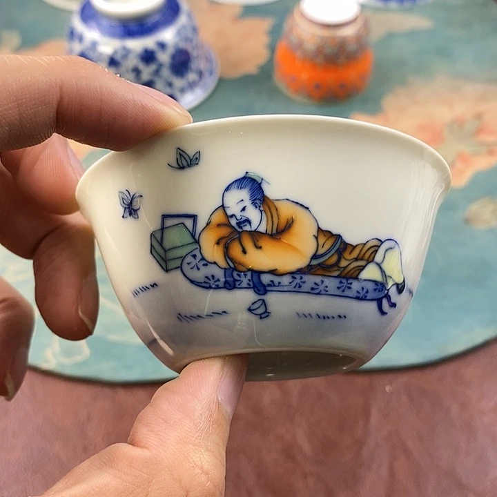 杯现代景德镇全手工全手绘茶具168888