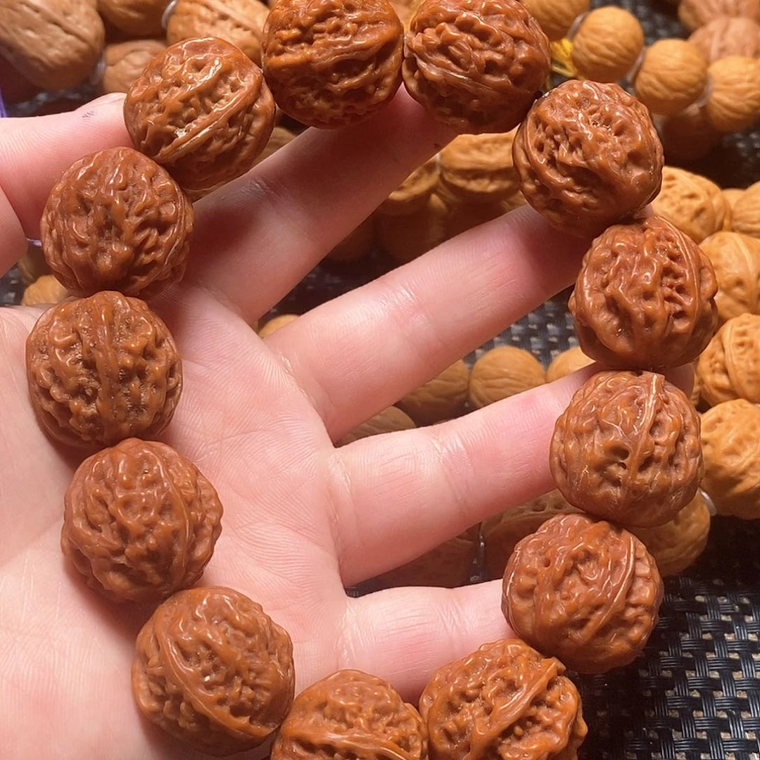 文玩核桃手串珊瑚纹
