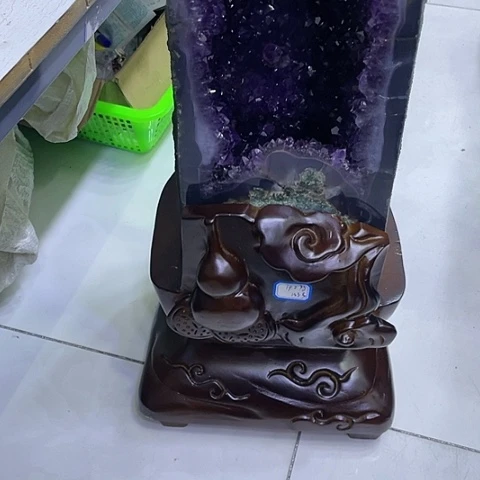【闪购商品】未镶嵌珠宝半成品紫晶端*