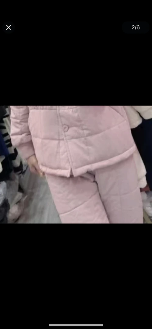 韩绿三层夹棉加厚可外穿家居服