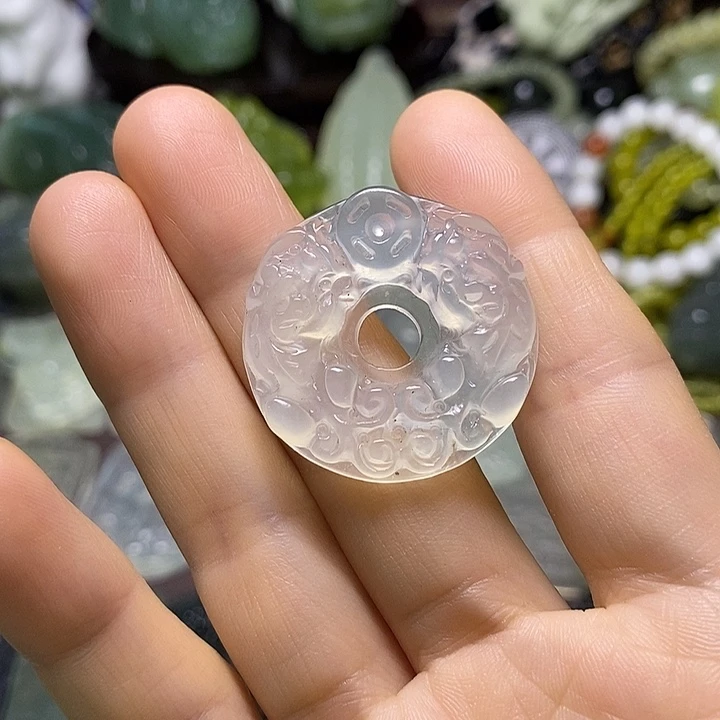 岫玉未镶嵌岫玉挂件