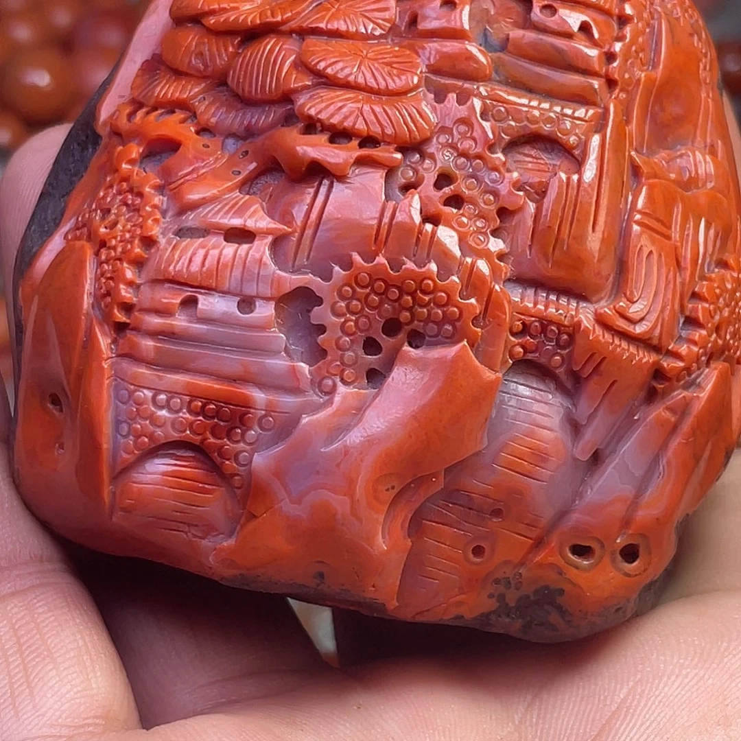 秋***3南红玛瑙未镶嵌珠子