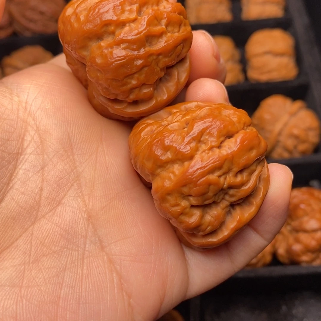 文玩核桃把件秦岭野生核桃