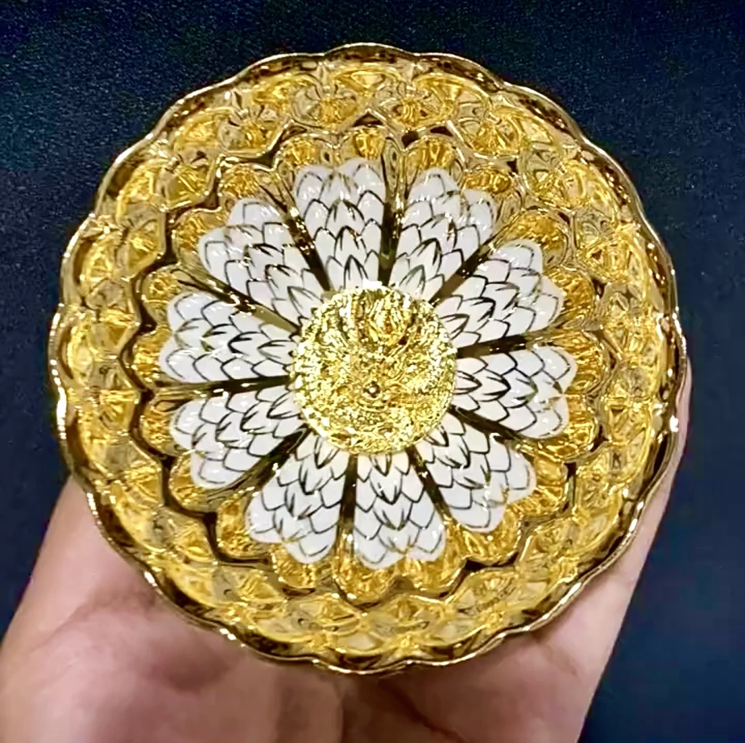 金玉满堂龙鳞主人杯茶杯窑变天目瓷主人杯个人专用功夫茶具陶瓷