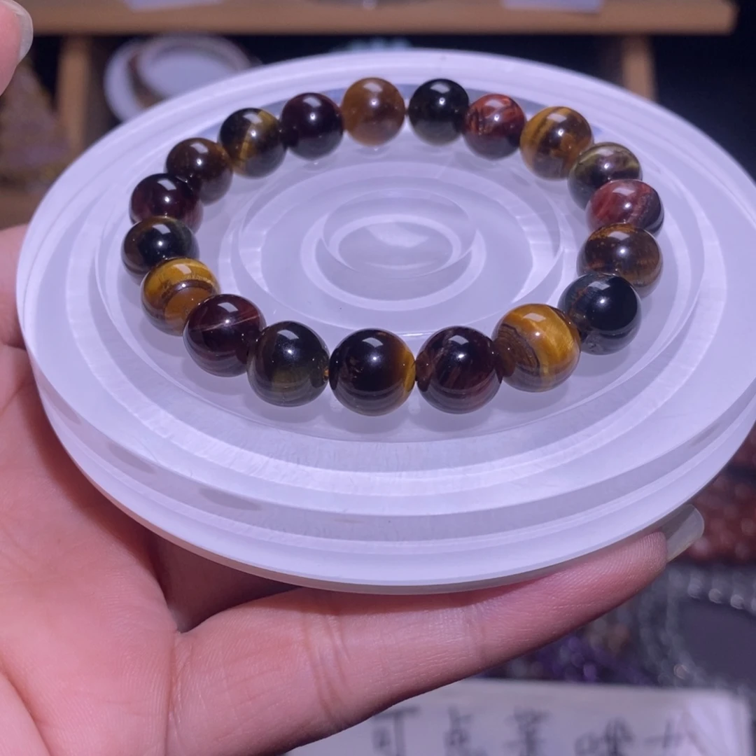 未镶嵌水晶手串12 彩虎眼 10