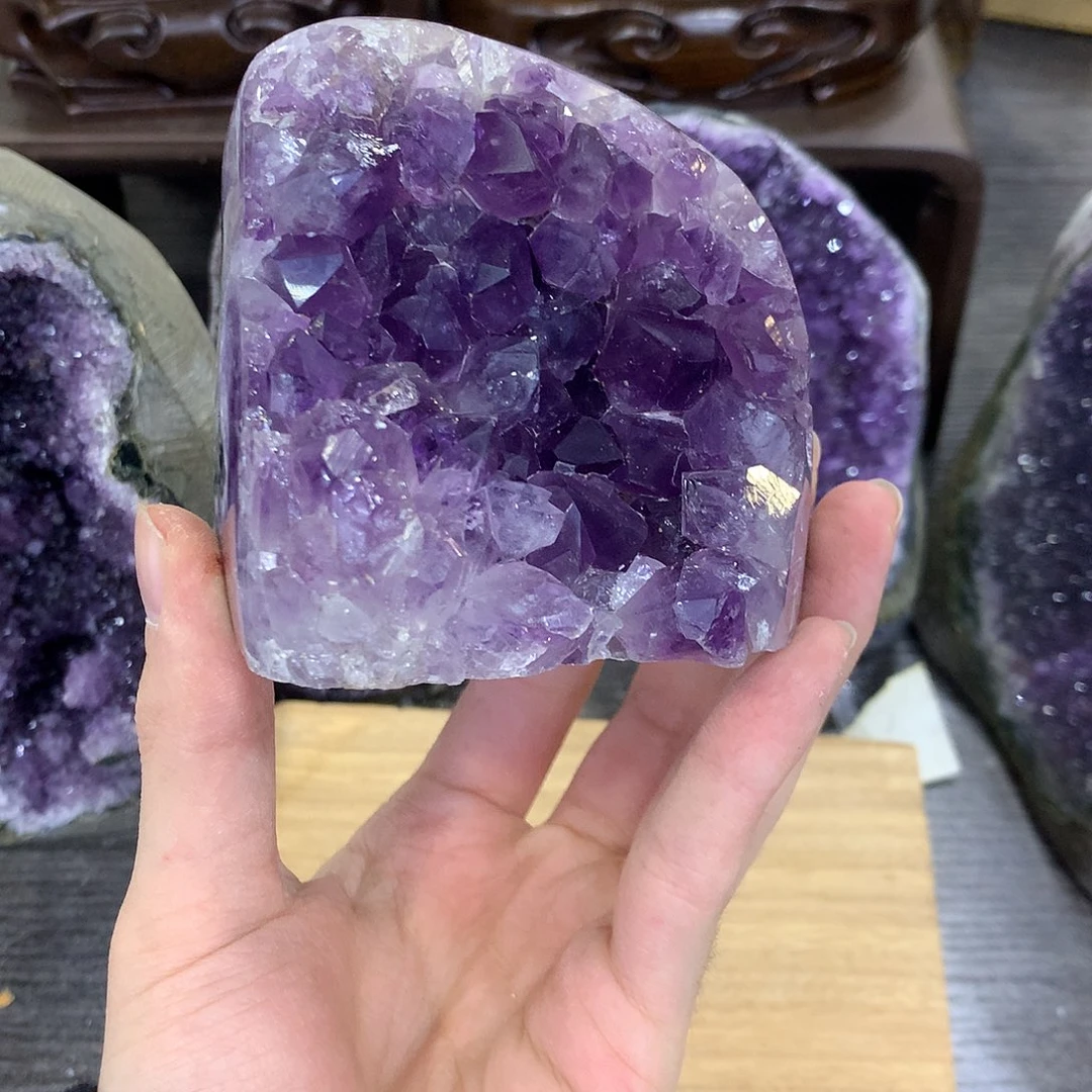 紫晶珠宝半成品未镶嵌826