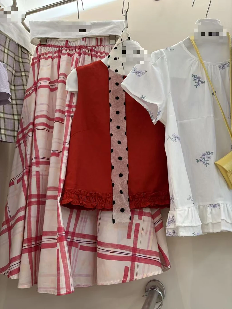 [Yiyi][山茶树]韩版显精神时尚半身裙