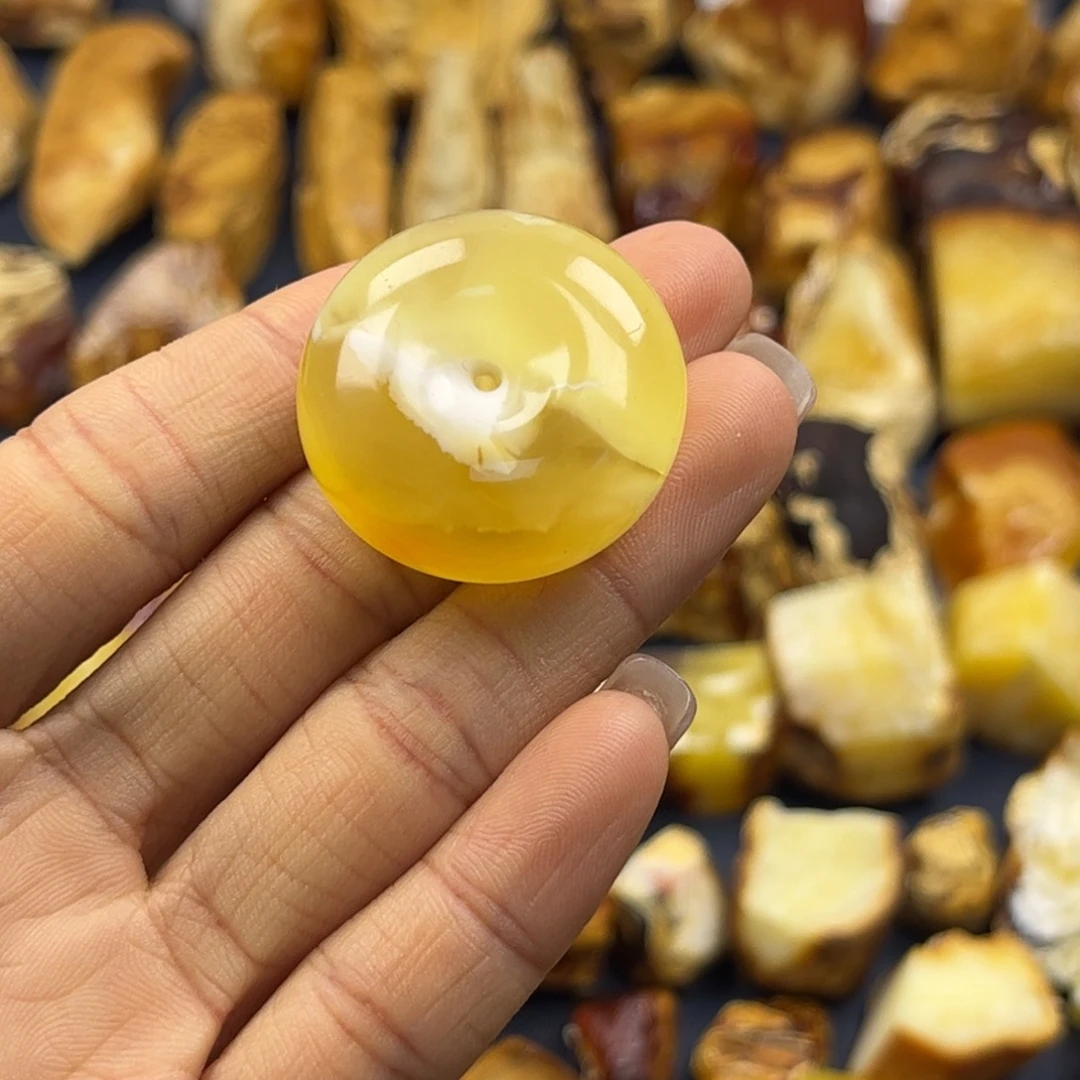 定制琥珀未镶嵌蜜蜡定制