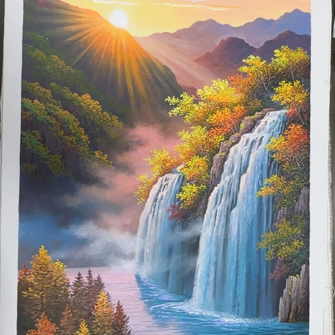 油画加油加油努力加油加油