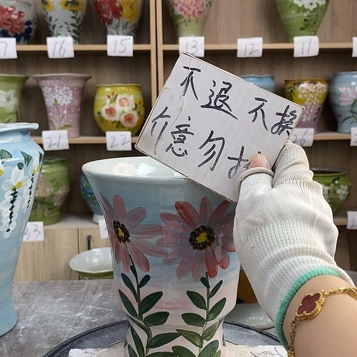 罐3xc景德镇陶瓷花盆