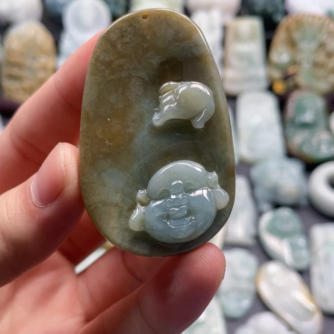 颈饰未镶嵌翡翠翡翠