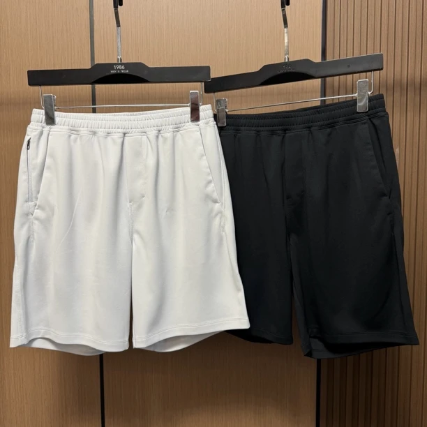 【运动速干】92507简约风运动短裤套装精梳棉休闲短裤潮流宽松