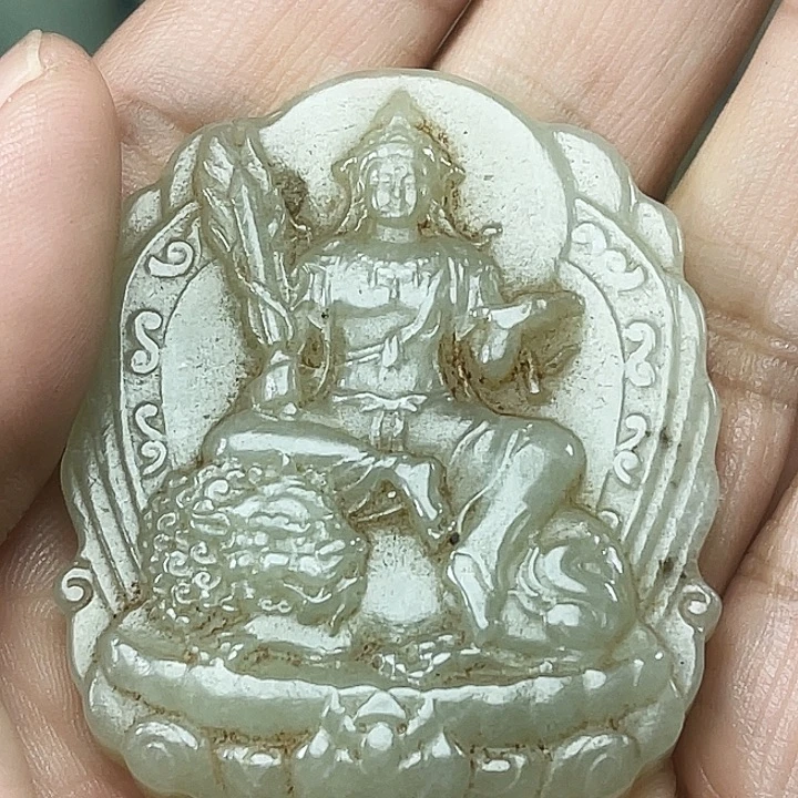 和田玉（青白玉）未镶嵌颈饰