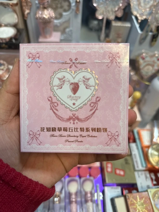 遮瑕版粉饼不假白全新