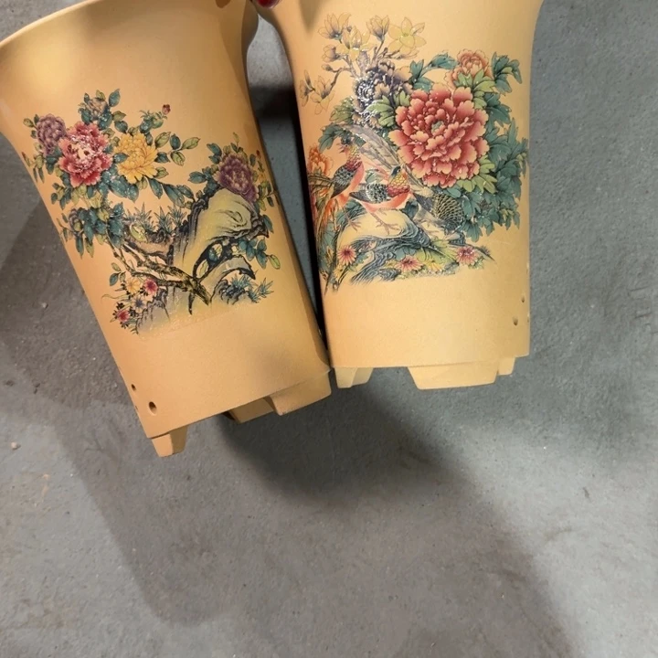 紫砂花盆破损补发紫砂高度22口径17俩只