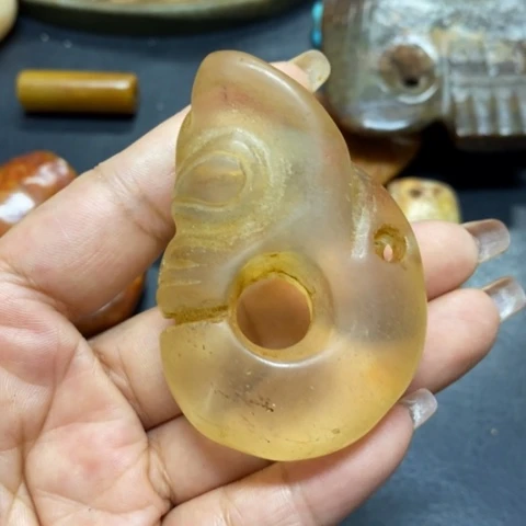 紫金钵盂菩提吊坠