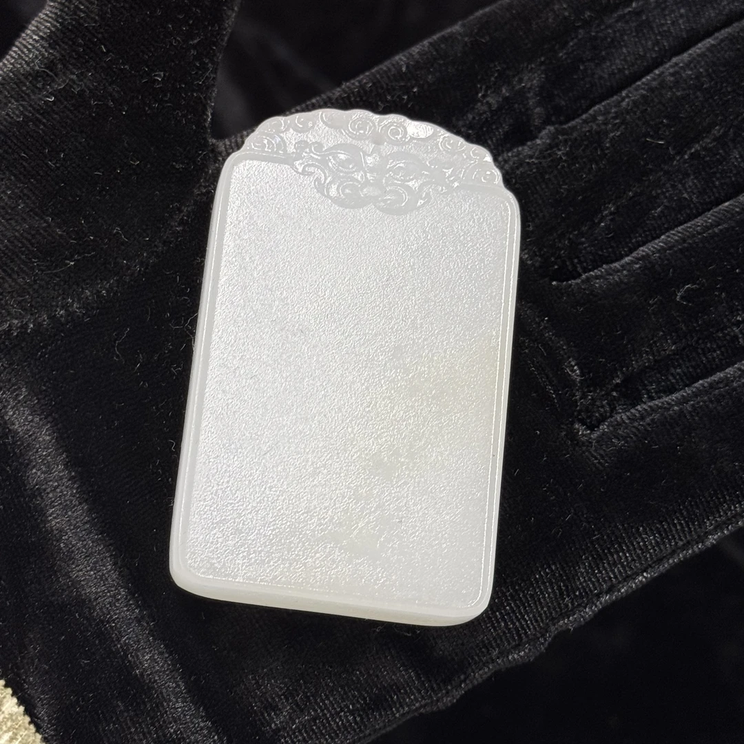 天然A料平安无事牌吊坠DN401