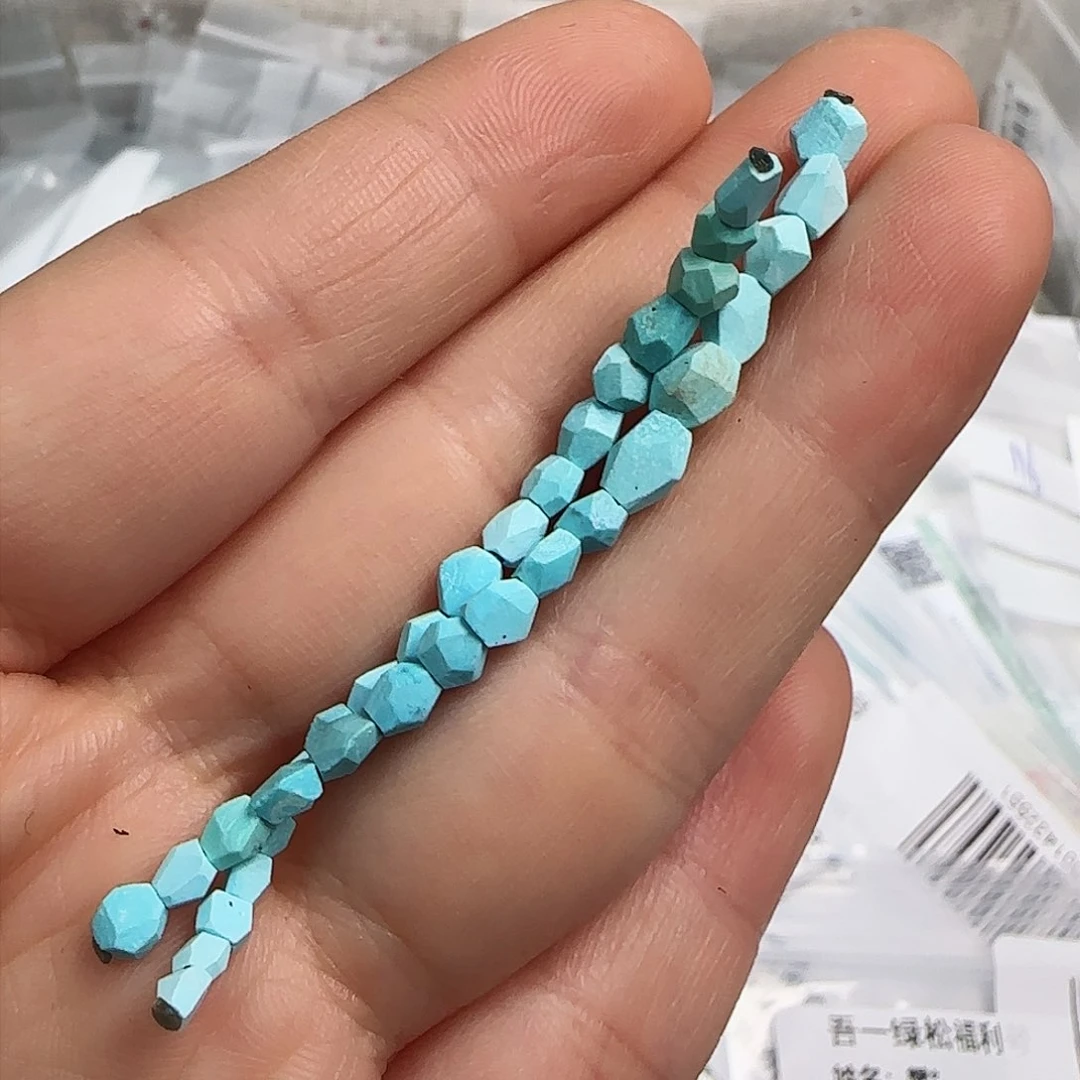 绿松石珠宝半成品未镶嵌