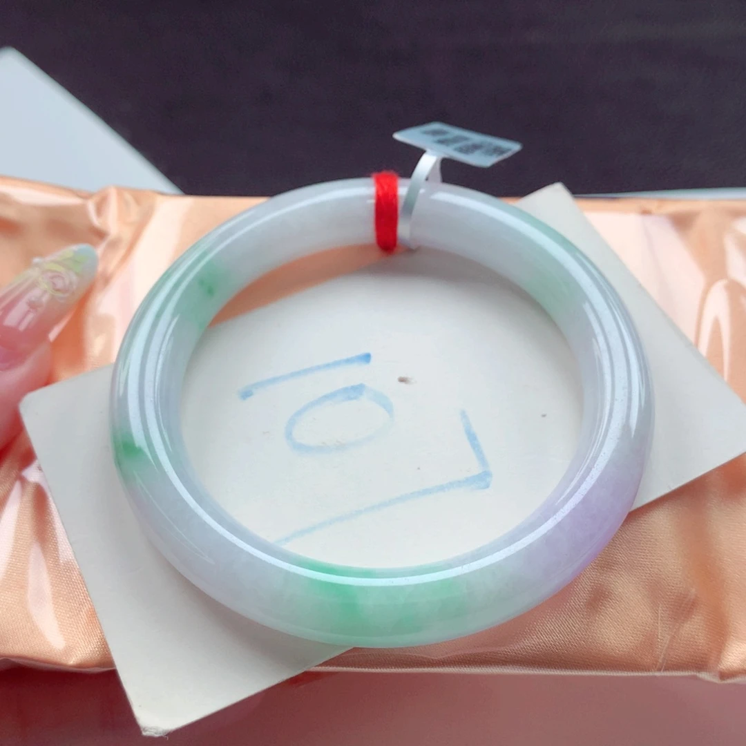 翡翠手镯未镶嵌天然缅甸翡翠A货手镯 07号