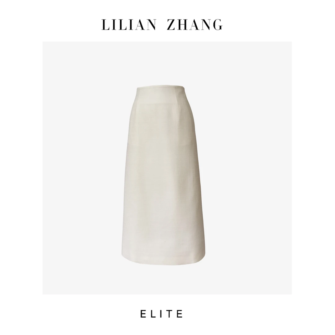 定制一婉约风—温婉柔雅—Lady挚爱温暖白轻奢名媛半身裙   2403013