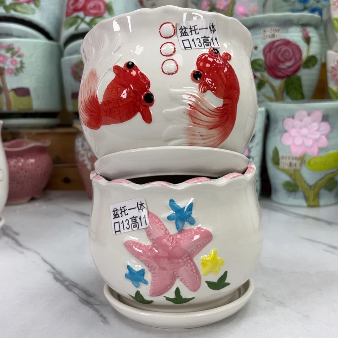 @夏西陶瓷花盆@@5955977