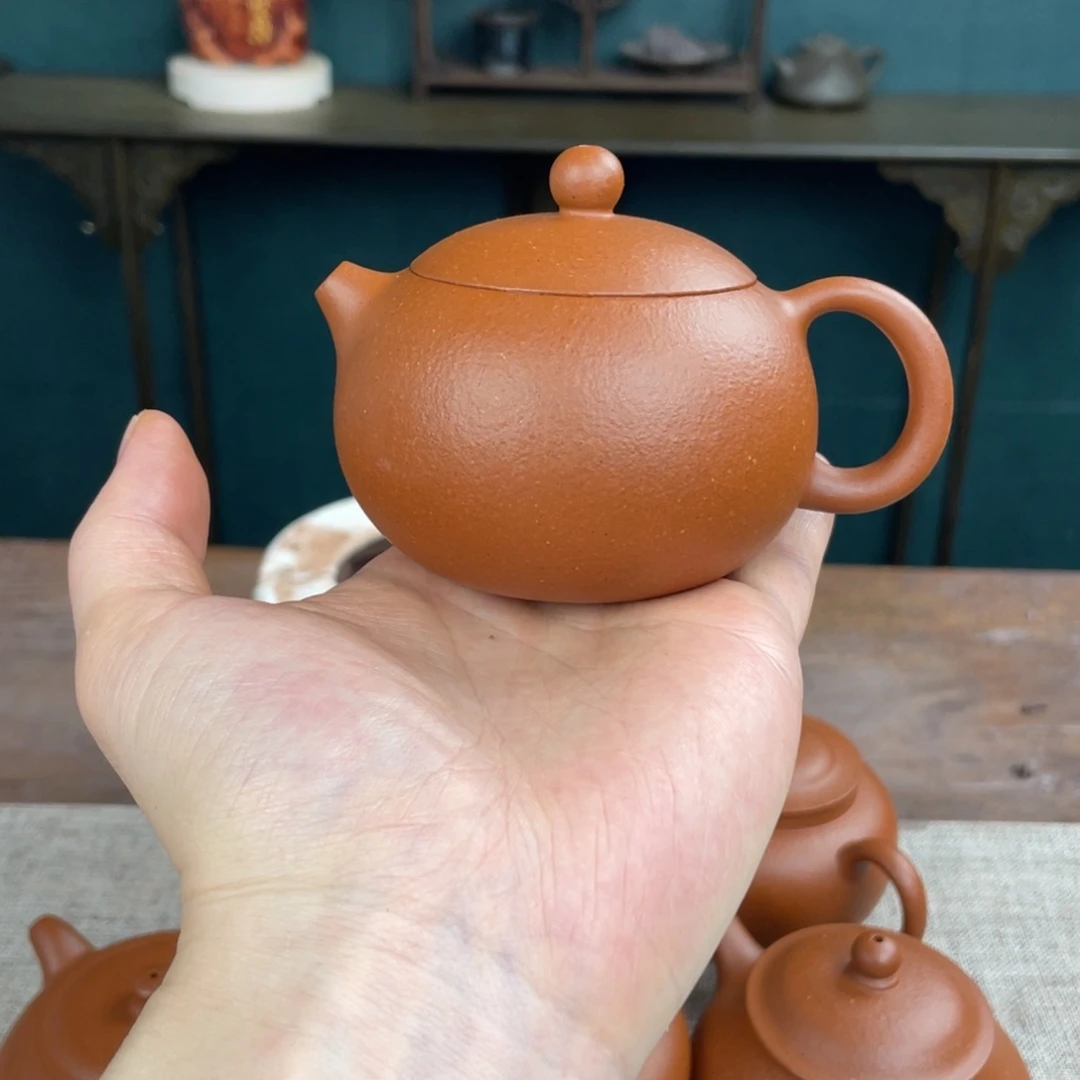 承***雨茶壶段泥宜兴紫砂工艺