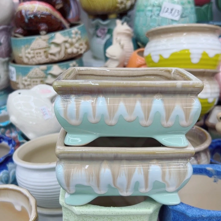 有孔，满10元发货多肉陶瓷花盆