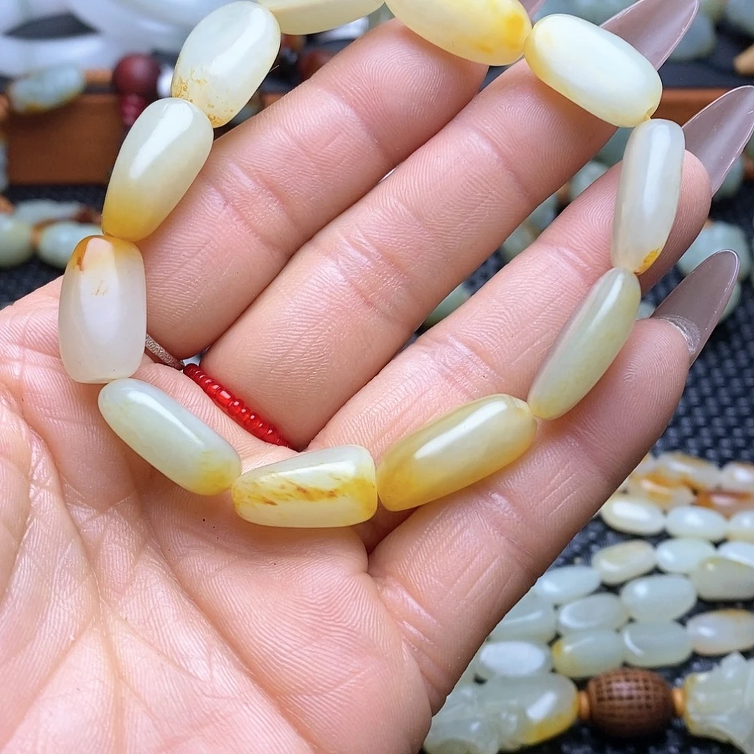 和田玉手链未镶嵌