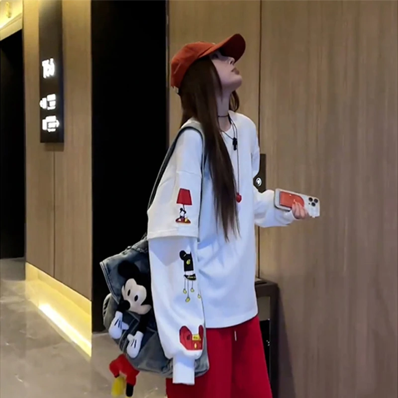 网红炸街超好看洋气T恤女装春季爆款韩版慵懒风时尚休闲宽松上衣