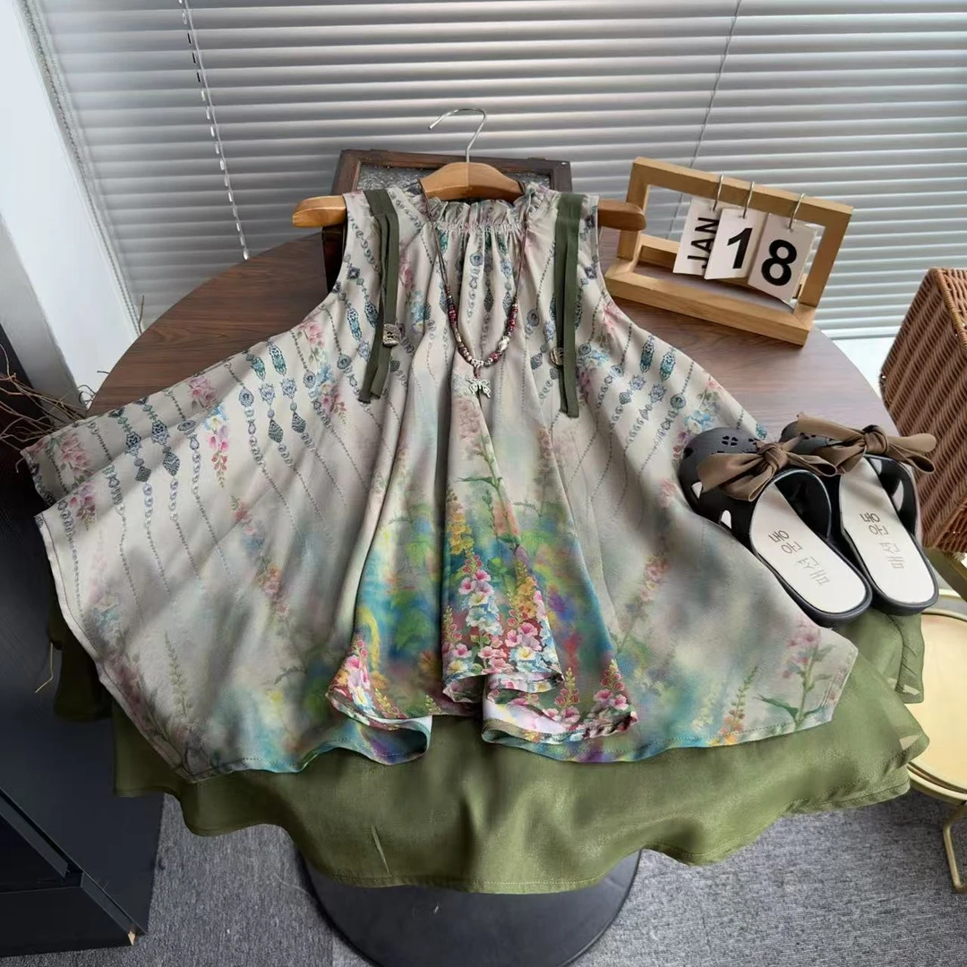 女童连衣裙夏季新款韩版碎花裙