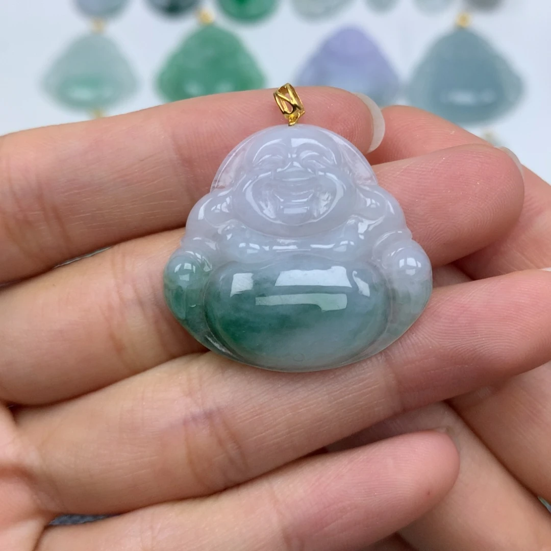 颈饰未镶嵌翡翠天然