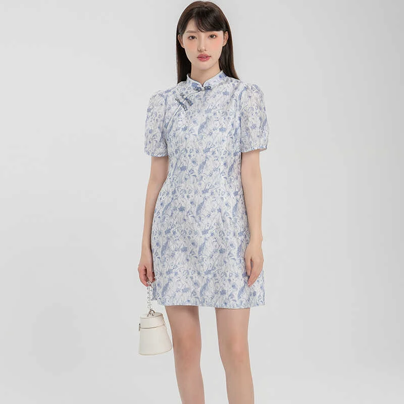 【媛媛女王专享】品玉【薄荷冻石】旗袍夏季新款P31TL2567