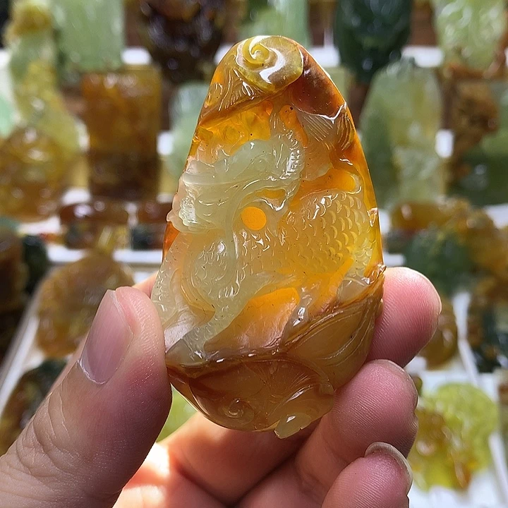 蛇纹石玉未镶嵌珠宝半成品