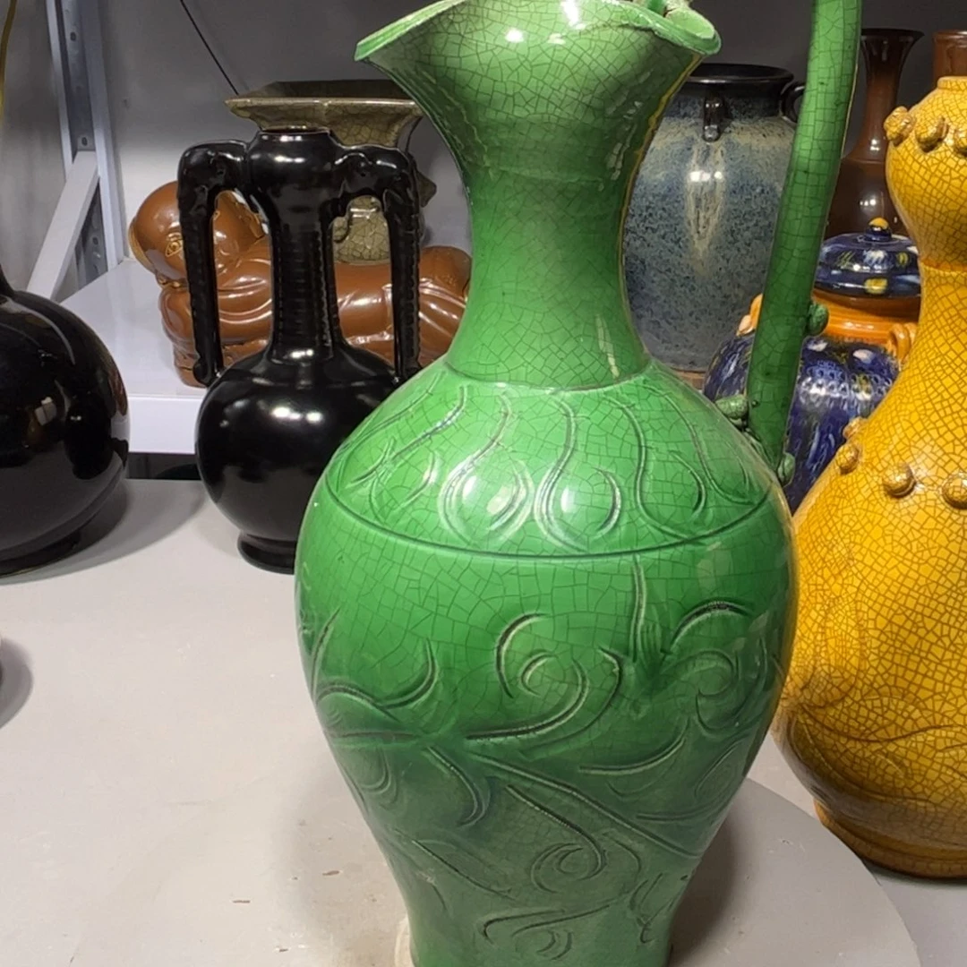 瓶定窑壶品相完美