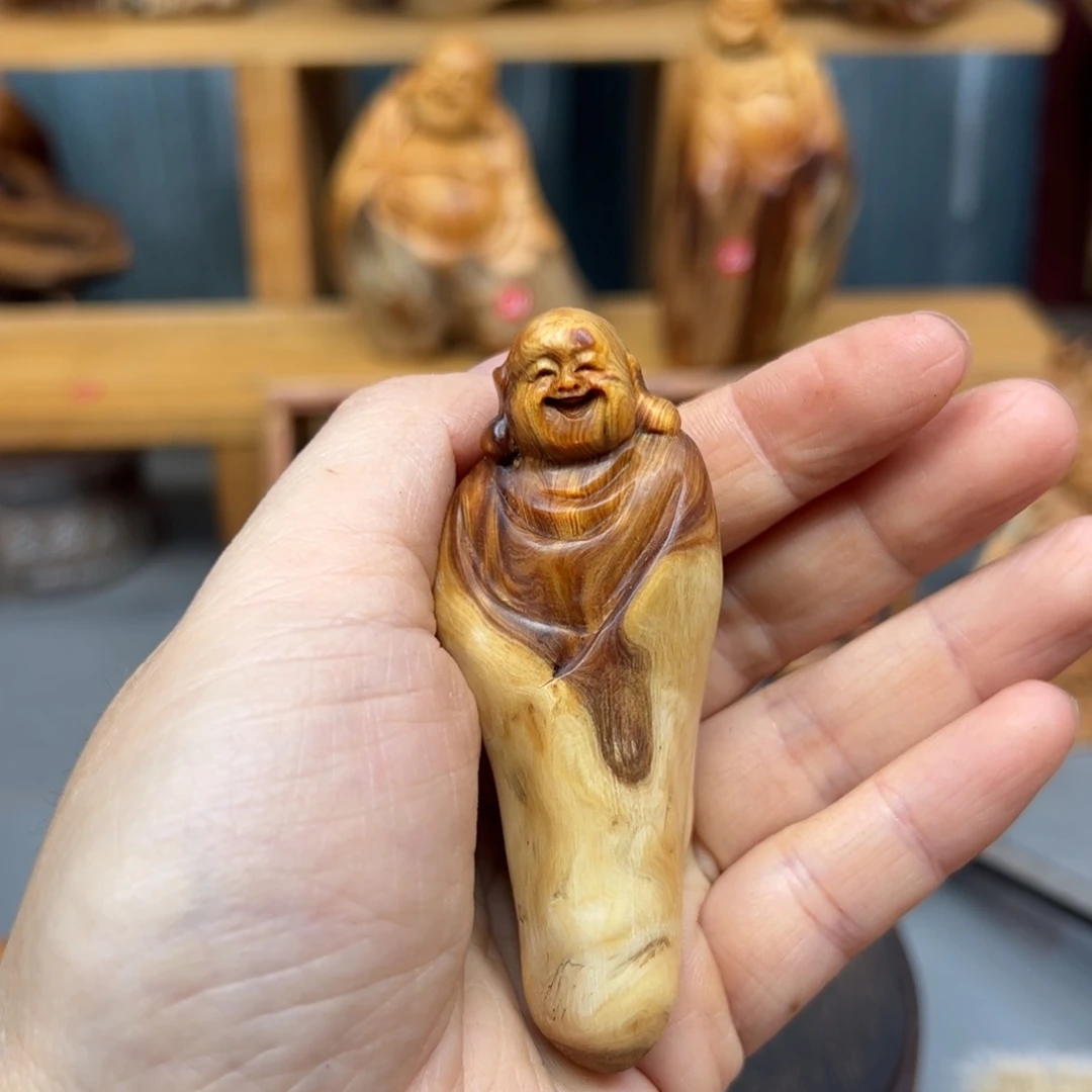 柏木崖柏木摆件手把件，32