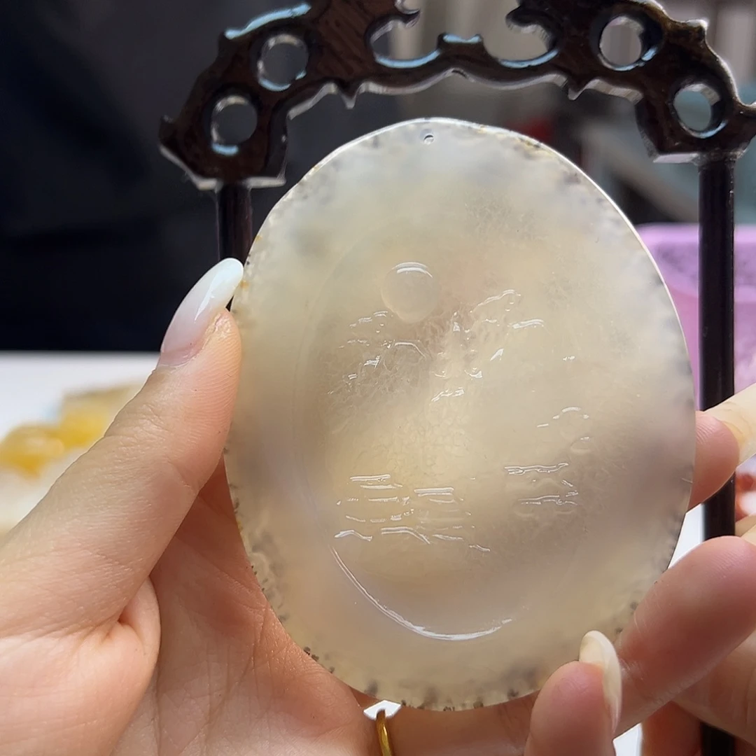 玛瑙/玉髓未镶嵌吊坠(不含链)