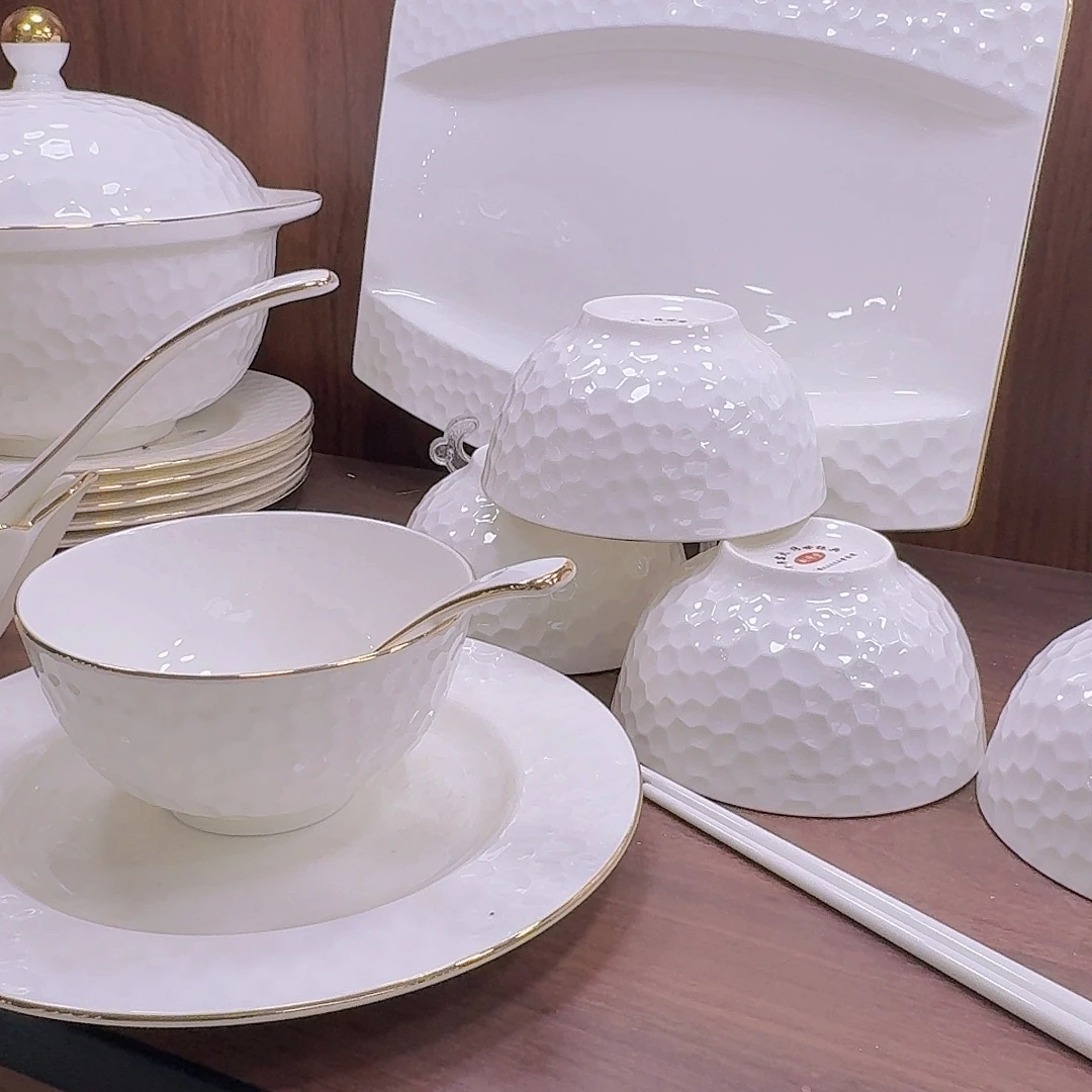 45%以上骨粉骨瓷水立方单买碗盘