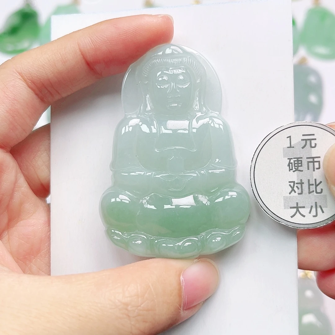 翡翠未镶嵌挂件全场天然A货翡翠