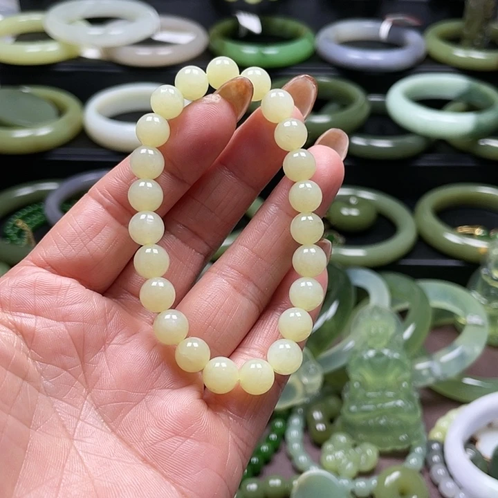 和田玉未镶嵌手链