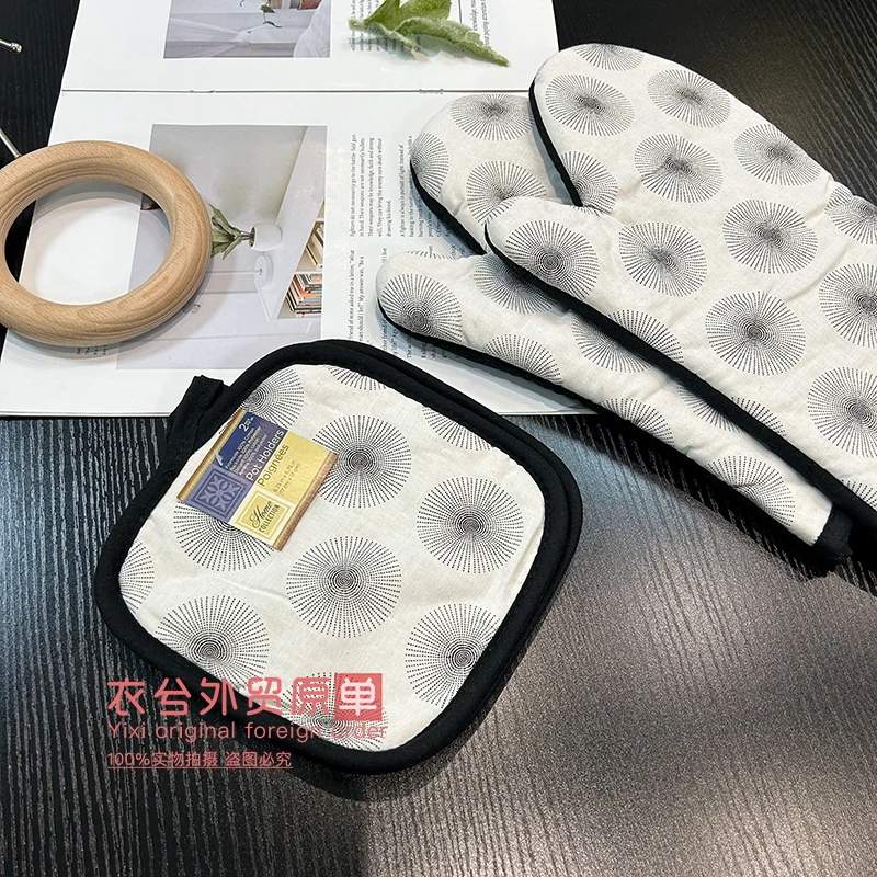 （高品质防烫手套锅垫）家用厨房简约实用防烫防护手套锅垫H