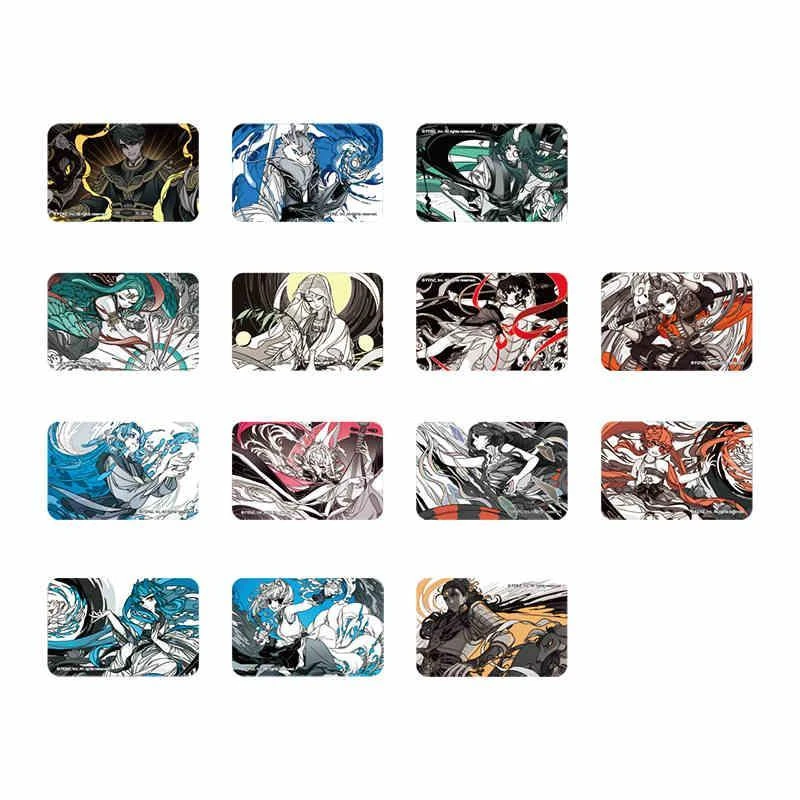 【正版】非人哉仙山琼阁系列徽章吧唧 镭射票 色纸 盲盒