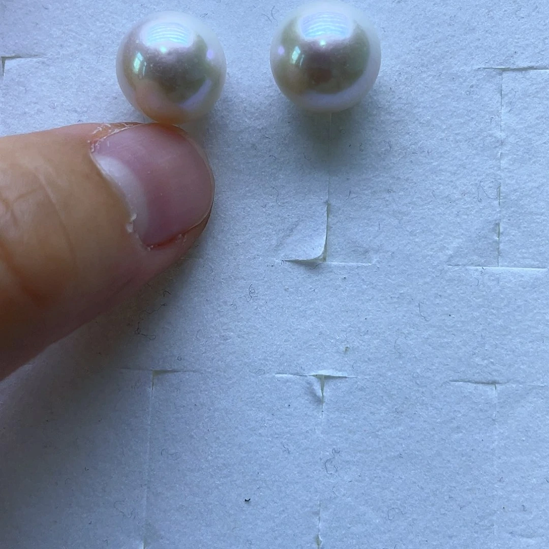 淡水珍珠耳饰银S925镶嵌