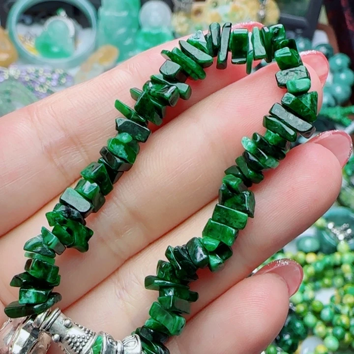 颈饰未镶嵌翡翠天然A货9