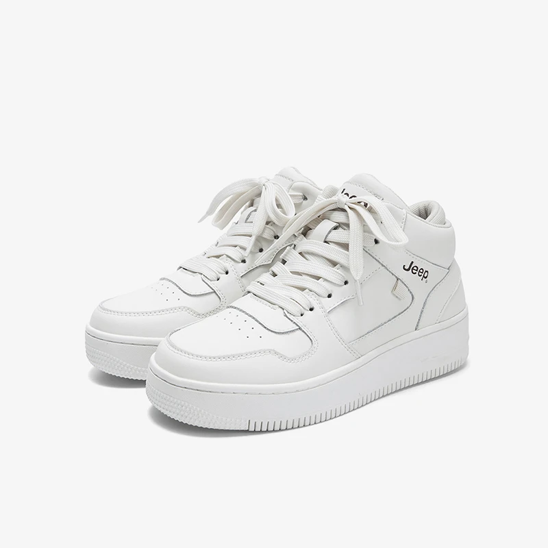 jeep女鞋子春季新款复古厚底原创百搭板鞋小个子增高鞋休闲运动鞋