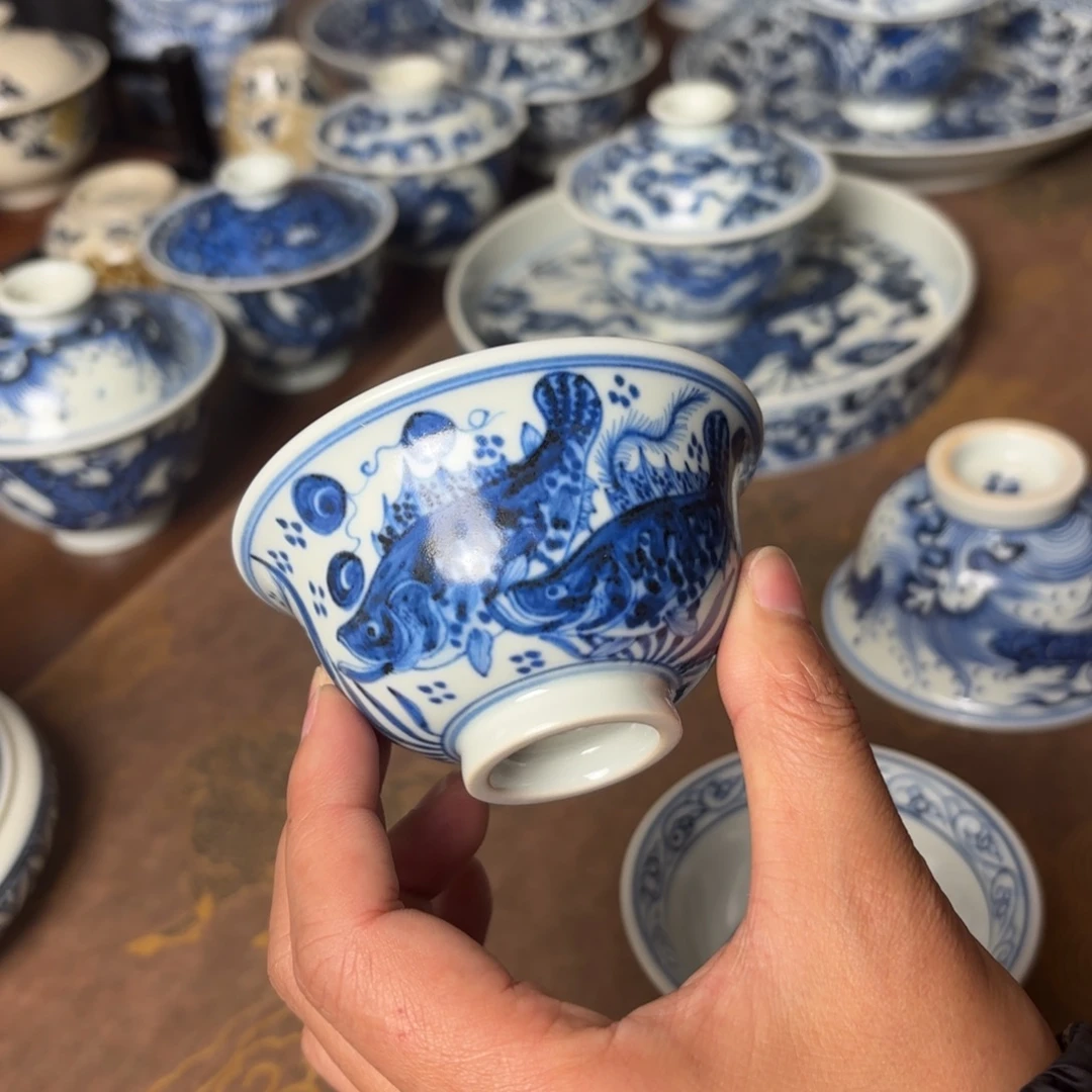 陶摆件景德镇手绘茶器