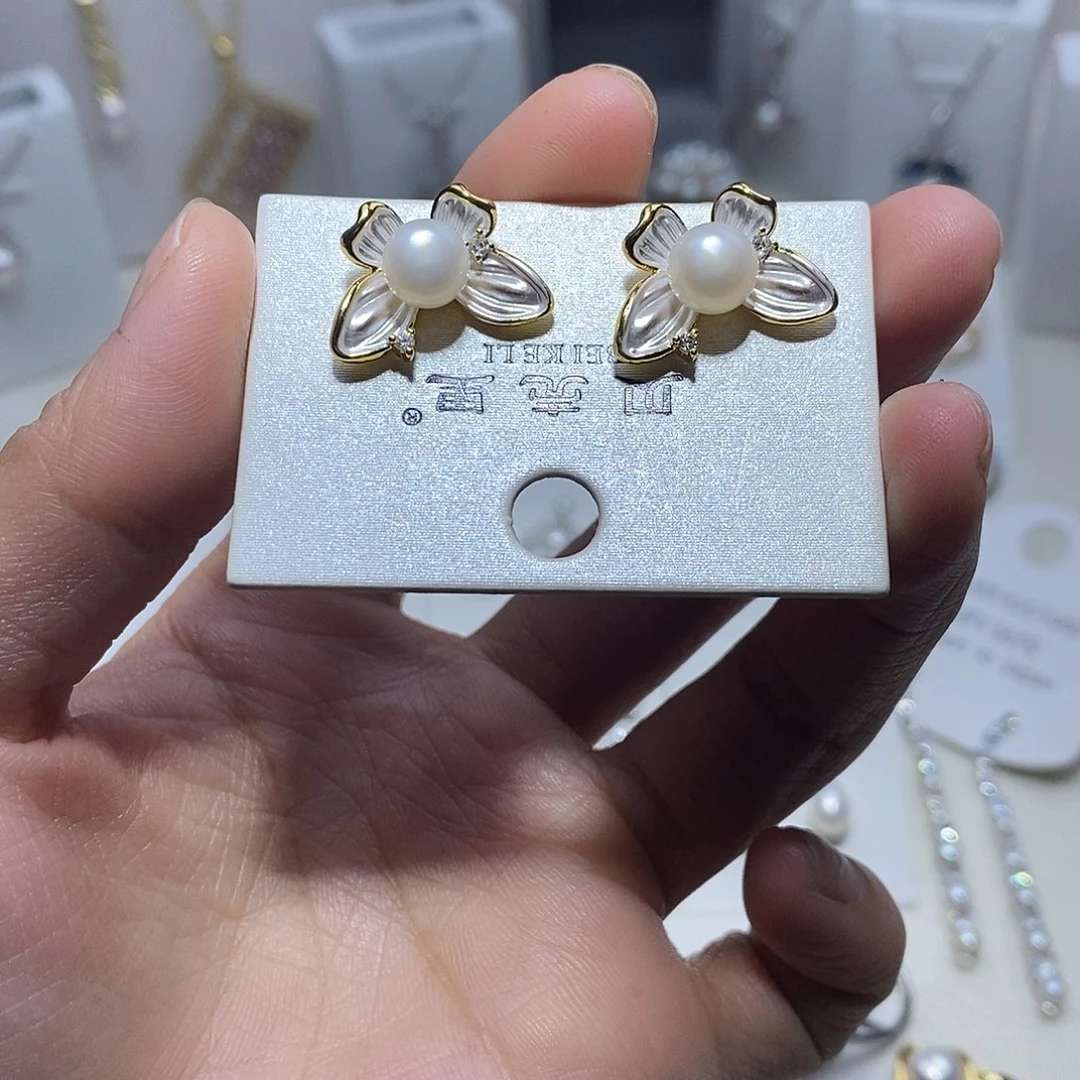 耳饰未镶嵌淡水珍珠
