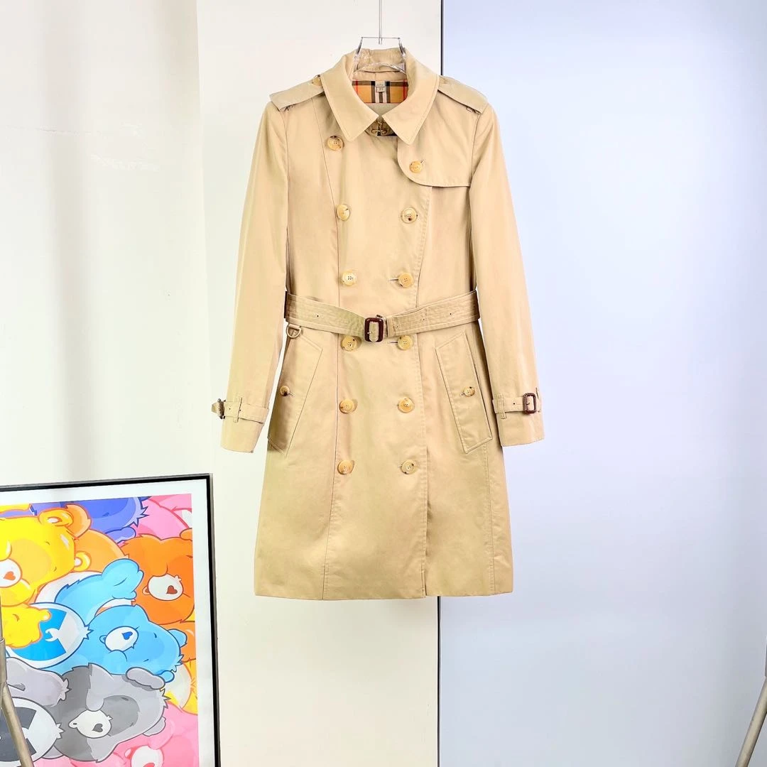 99新 BURBERRY/博柏利 切尔西系列风衣外套 /UK6码/Xsp36921