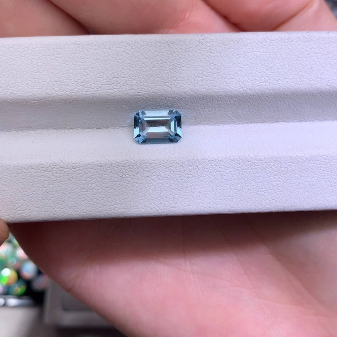 裸石海蓝宝石1.6ct圣玛利亚 全净无暇